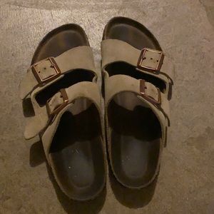 Tan Birkenstocks